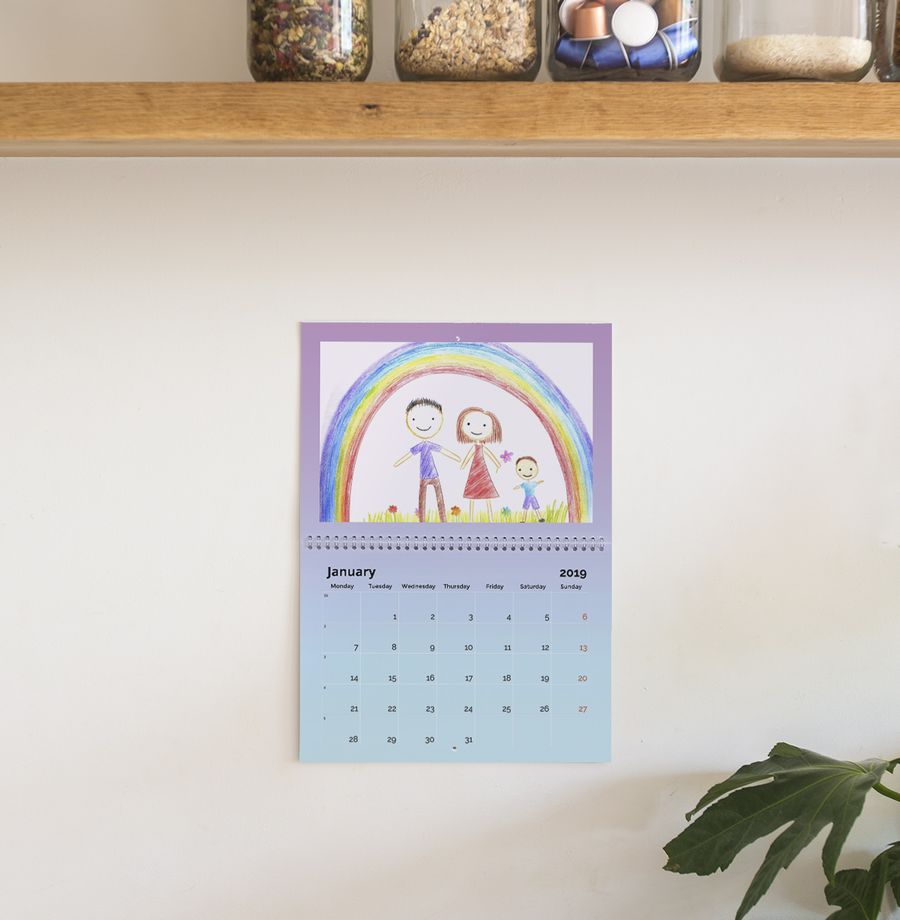 Schülerkalender für die Einschulung gestalten