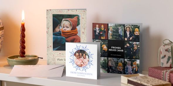 So setzt du deine Weihnachtskarten in Szene