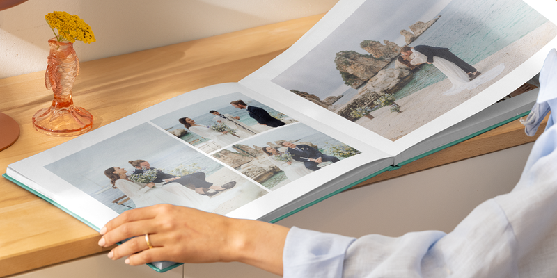 So wählst du ein Fotobuch, das zum Stil deiner Hochzeit passt