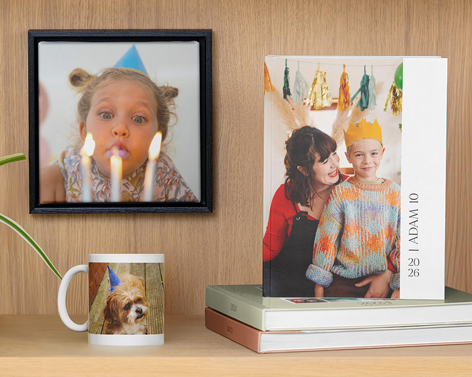 Personalisierte Fotogeschenke zum Geburtstag