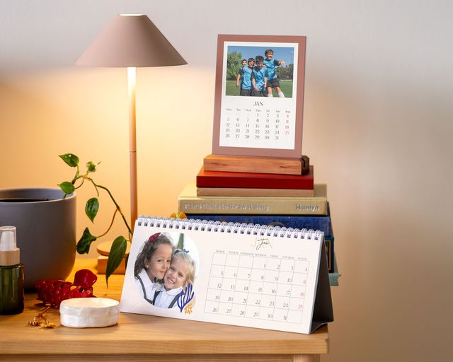 Personalisierter Tischkalender für Lehrer, um bedeutungsvolle Momente festzuhalten