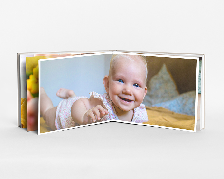 Layflat Hardcover-Fotobuch Querformat L