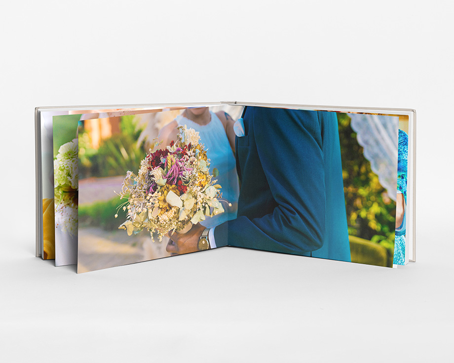 Layflat Hardcover-Fotobuch Querformat L