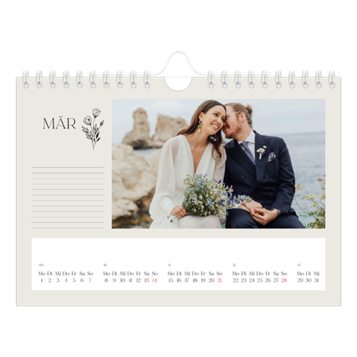 Fotokalender A5 — Blühende Initialen [Marsch]