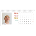 Tischkalender — Bunte Schrift [Februar]