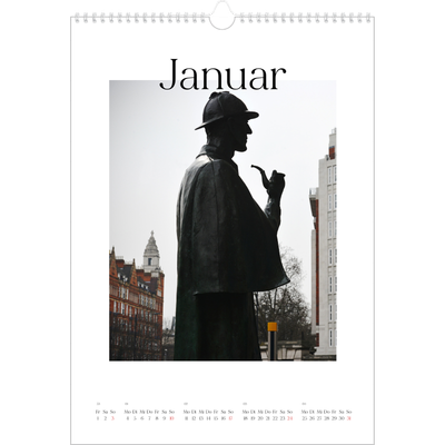 A3 Jahreskalender — Mein Reisebericht [Januar]