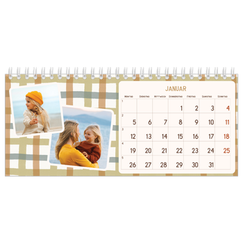 Tischkalender — Retro-Muster