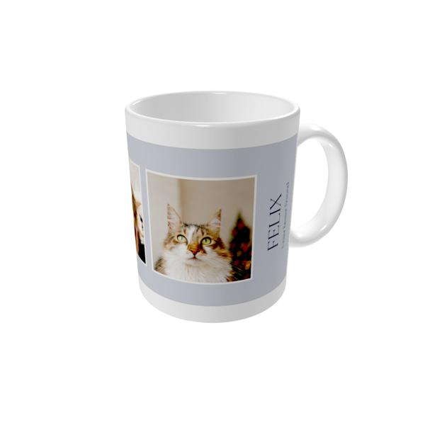 Tasse bedrucken — Stilvolle Katze
