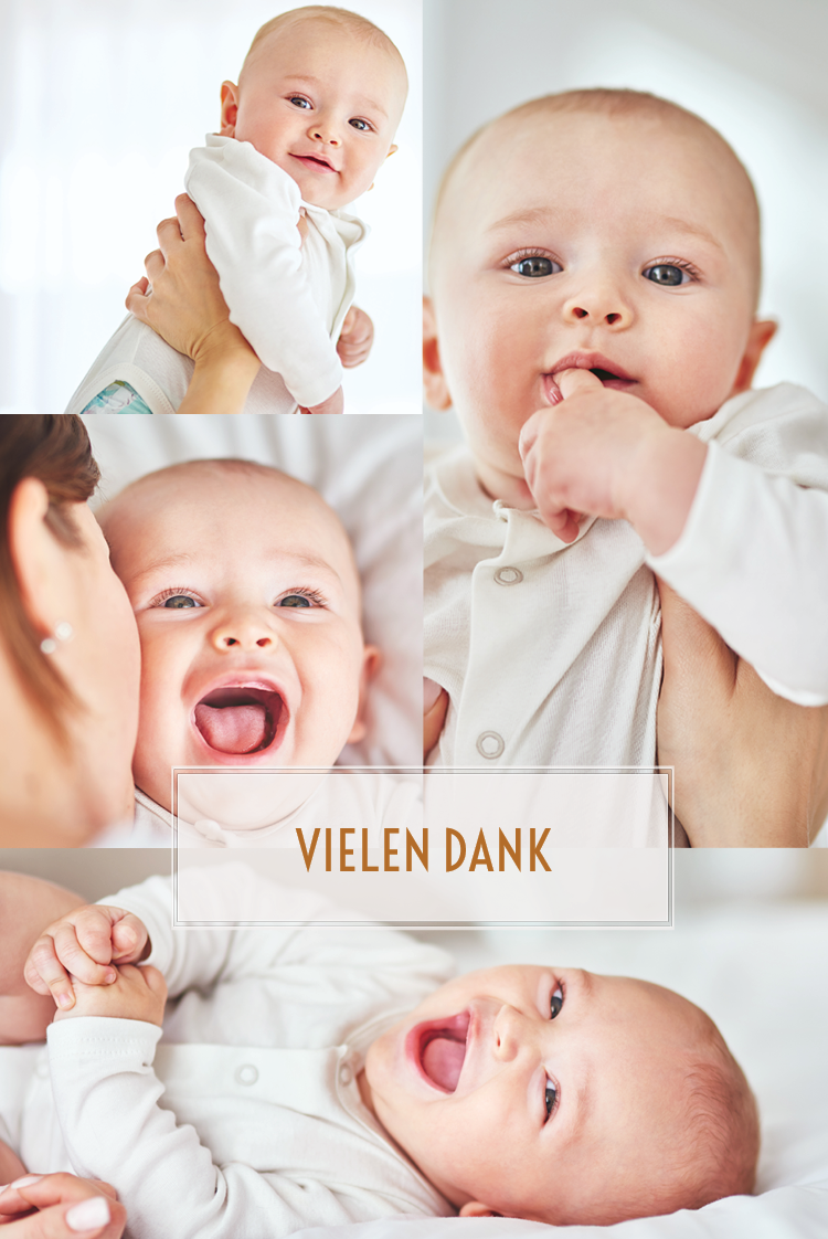 Dankeskarten — Schau wer da ist!