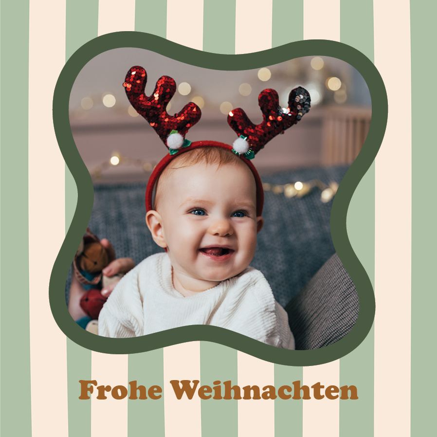 Fotokarten — Fröhliche Streifen