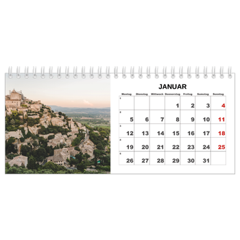 Tischkalender — Schlichtes Foto