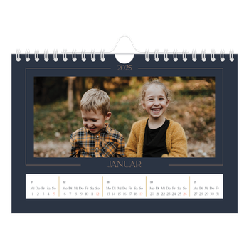Fotokalender A5 — Preußisch Blau