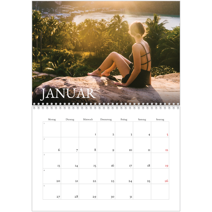 Fotokalender Quadratisch  20 x 20 cm Kalender  PosterXXL