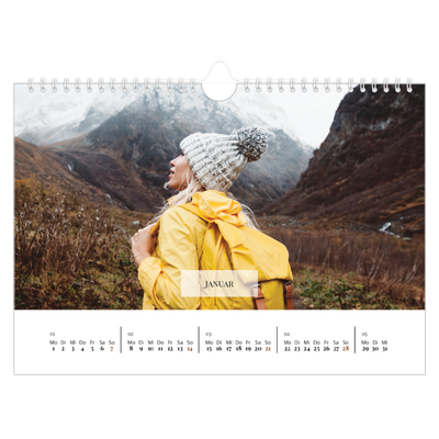 Fotokalender A4 — Klassischer Kalender [Januar]
