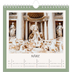 Jahreskalender Quadratisch — Klassische Farben [Marsch]