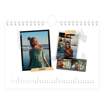 Fotokalender A5 — Scrapbook-Flair