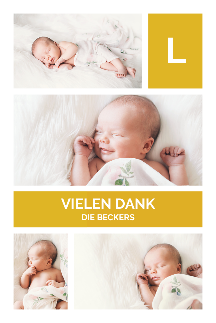 Dankeskarten — Wollte nur Hallo sagen