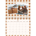 Fotokalender A4 doppelt (30 x 40 cm) — Retro-Muster [Mai]