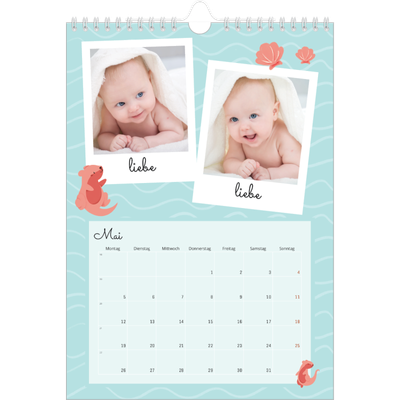 Fotokalender A4 (20 x 30 cm) — Süße Tiere [deckblatt]