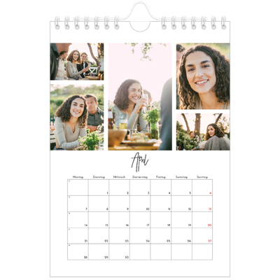Fotokalender A5 — Fotoarrangement [April]
