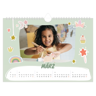 Fotokalender A4 — Magischer Regenbogen [Marsch]