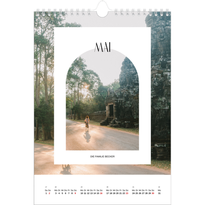 Fotokalender A4 (20 x 30 cm) — Der offene Bogen [Mai]