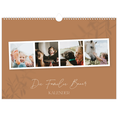 Fotokalender A3 — Warme Erdtöne [deckblatt]
