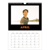 Fotokalender A4 (20 x 30 cm) — Bunte Schrift [April]