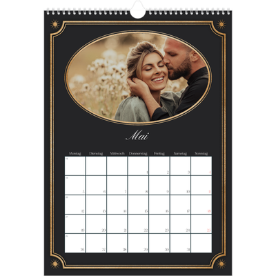 A3 Jahreskalender — Vintage und klassisch [deckblatt]