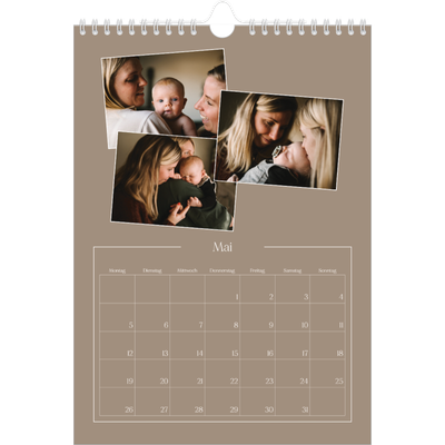 Fotokalender A4 (20 x 30 cm) — Gebastelte Momente [deckblatt]