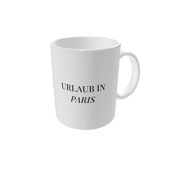 Tasse bedrucken — Paris im Noir-Look