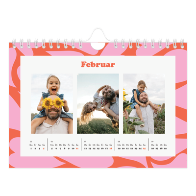 Fotokalender A5 — Verspielte Motive [Februar]