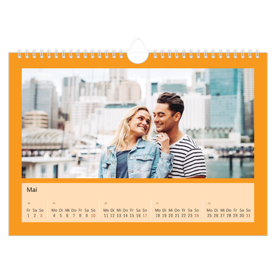 Fotokalender A4 — Farbenfroher Hintergrund [deckblatt]