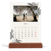 Tischkalender mit Holzfuß Hochformat  — Tinte und Efeu [Marsch]
