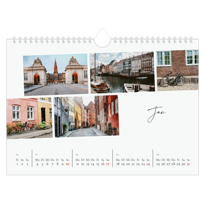 Fotokalender A4 — Städtereise [Januar]