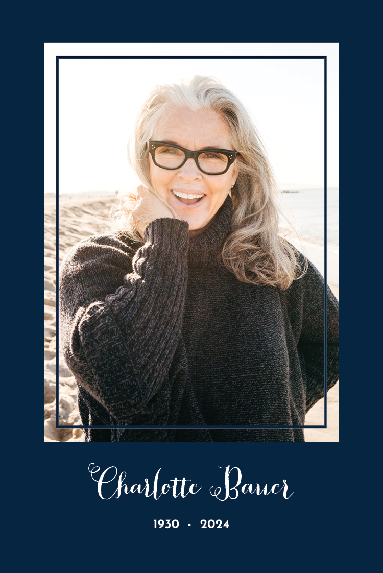 Dankeskarten — Erinnerungen in Dunkelblau