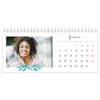 Tischkalender — Blumen-Illustrationen