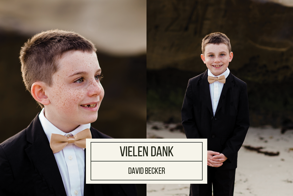 Dankeskarten — Typografie Label