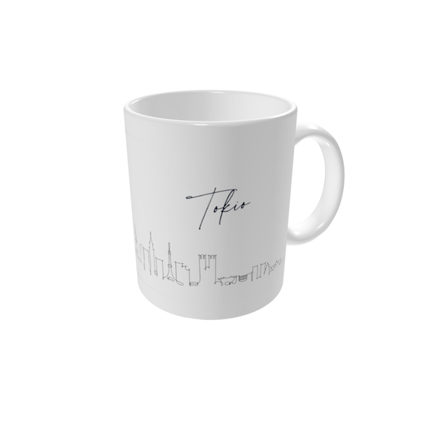 Tasse bedrucken — Skyline von Tokio