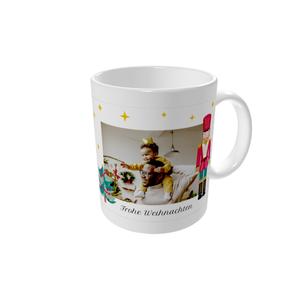 Tasse bedrucken — Weihnachtlicher Nussknacker