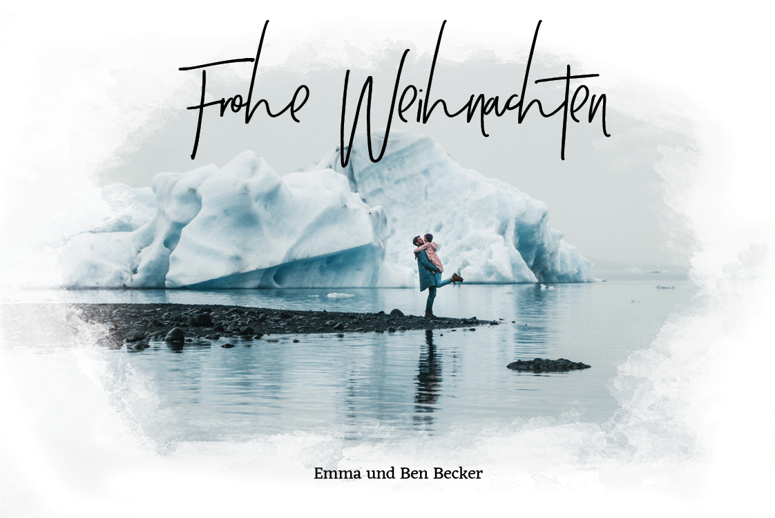 Fotokarten — Fenster mit Frost