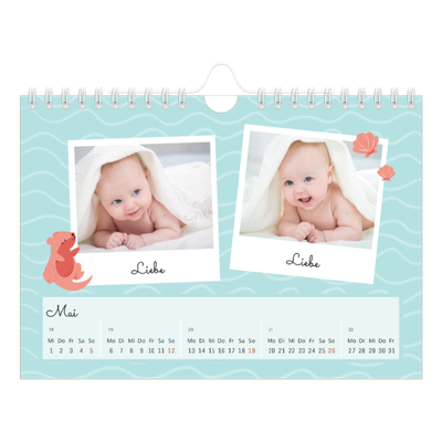 Fotokalender A5 — Süße Tiere [deckblatt]