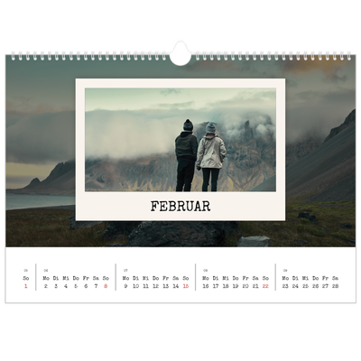 Fotokalender A3 — Die Porträtaufnahme [Februar]