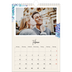 Fotokalender A4 (20 x 30 cm) — Gemalte Blumen [Februar]
