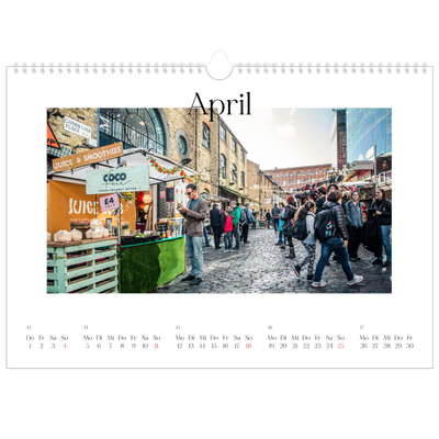 Fotokalender A3 — Mein Reisebericht [April]