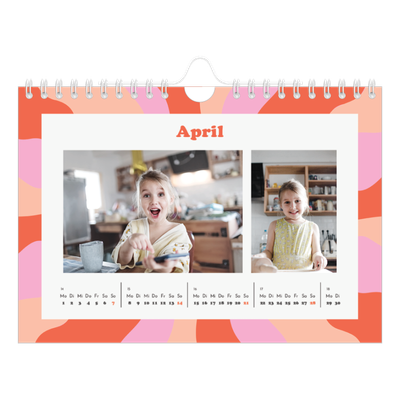 Fotokalender A5 — Verspielte Motive [April]