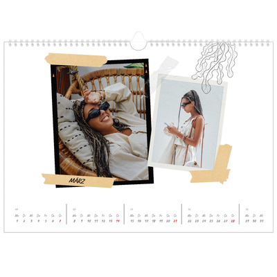 Fotokalender A3 — Scrapbook-Flair [Marsch]