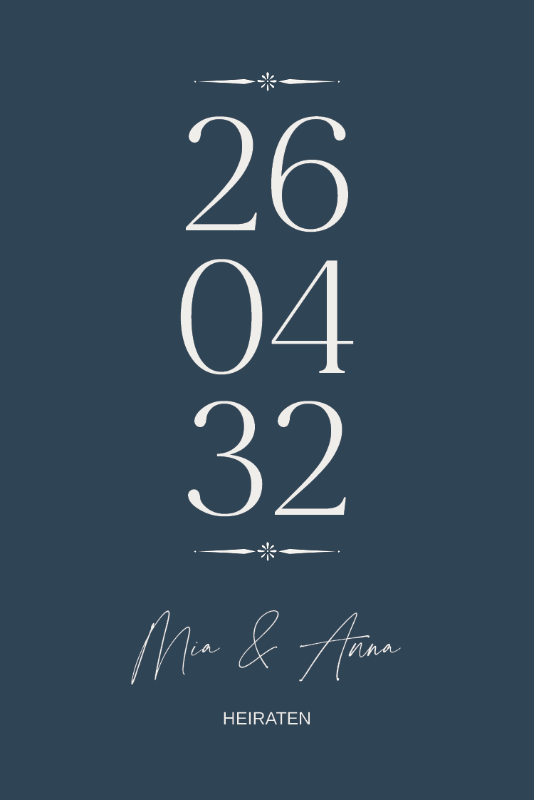 Einladungskarten — Schiefer und Serifen