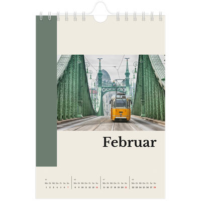 Fotokalender A5 — Sehenswürdigkeiten der Welt [Februar]