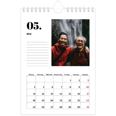 Fotokalender A5 — Serif und Momente [deckblatt]
